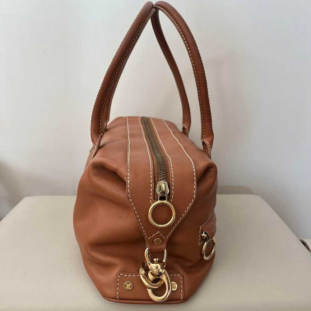 Excellent condition CELINE camel brown leather sh… - image 4