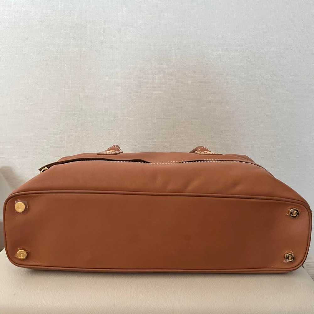 Excellent condition CELINE camel brown leather sh… - image 5