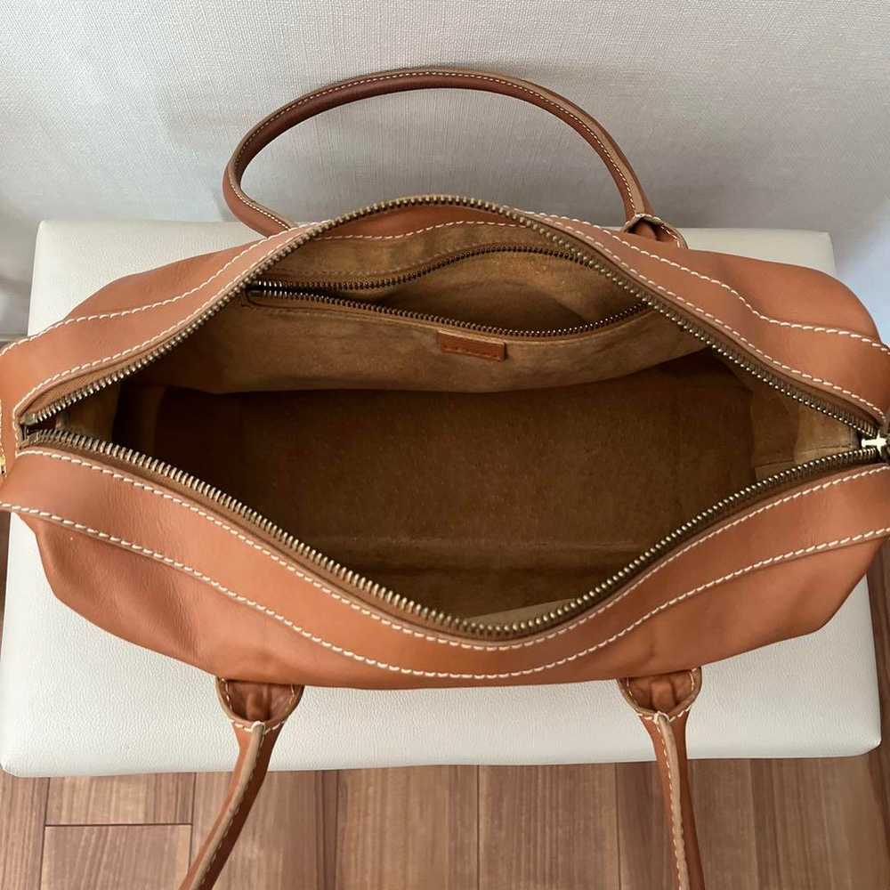 Excellent condition CELINE camel brown leather sh… - image 6