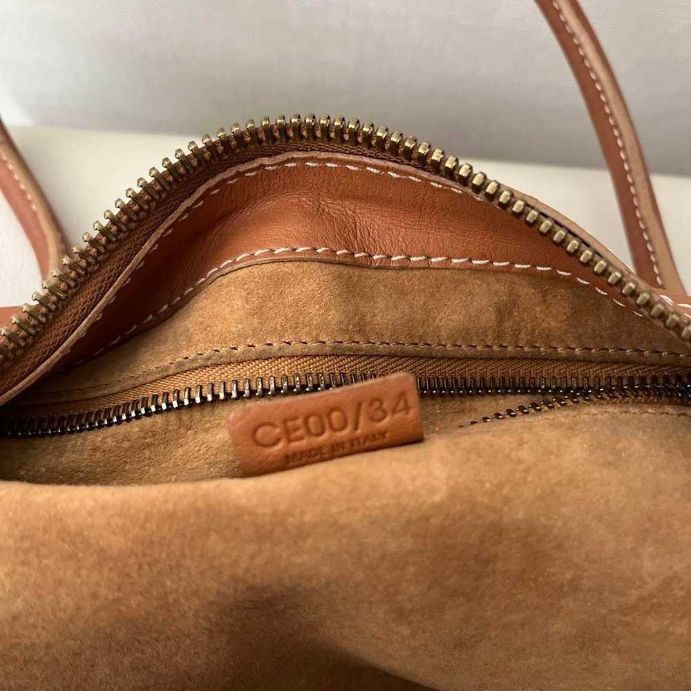 Excellent condition CELINE camel brown leather sh… - image 8