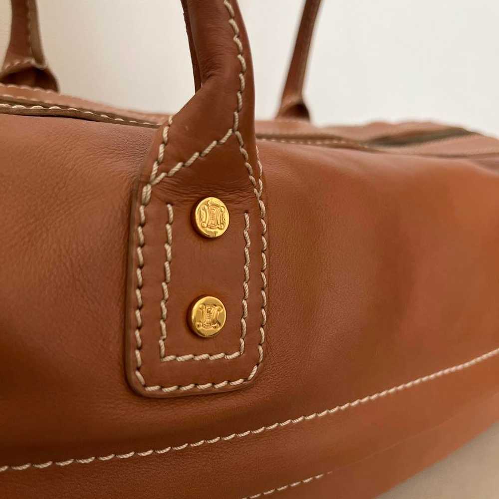 Excellent condition CELINE camel brown leather sh… - image 9