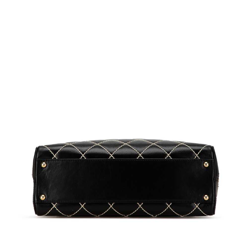 Chanel Chanel CC Wild Stitch Lambskin Handbag - image 4