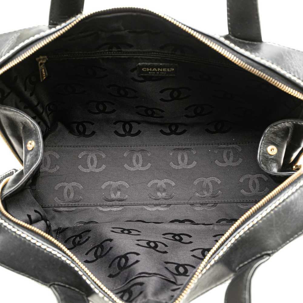 Chanel Chanel CC Wild Stitch Lambskin Handbag - image 6