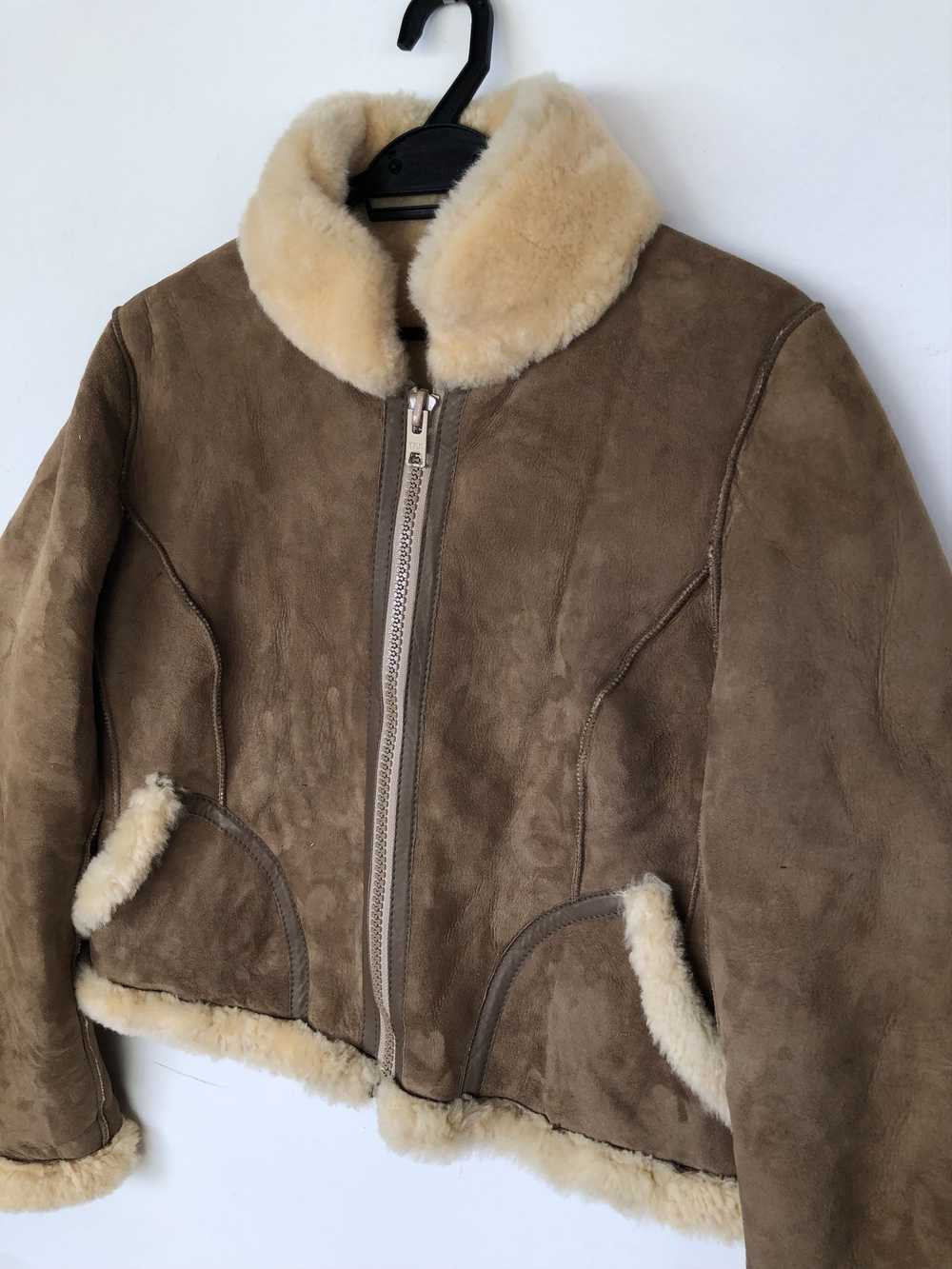 B 3 × Sheepskin Coat × Vintage VINTAGE KNIGHT TAI… - image 8