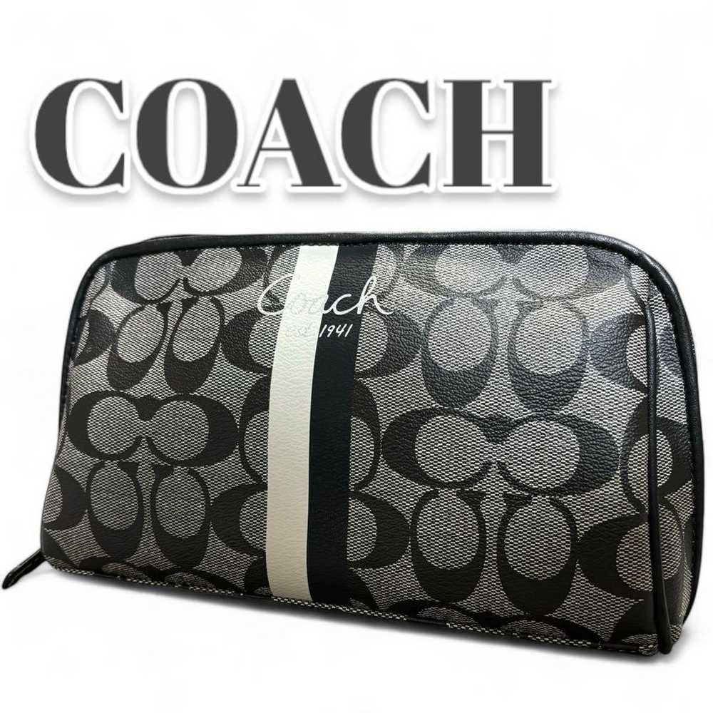 Brand new COACH Signature Heritage Pouch for smal… - image 1