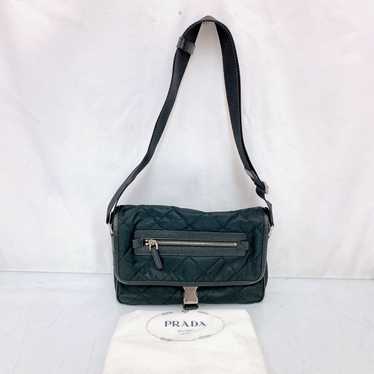 9SAM25 [Excellent Condition] PRADA Shoulder Bag Q… - image 1