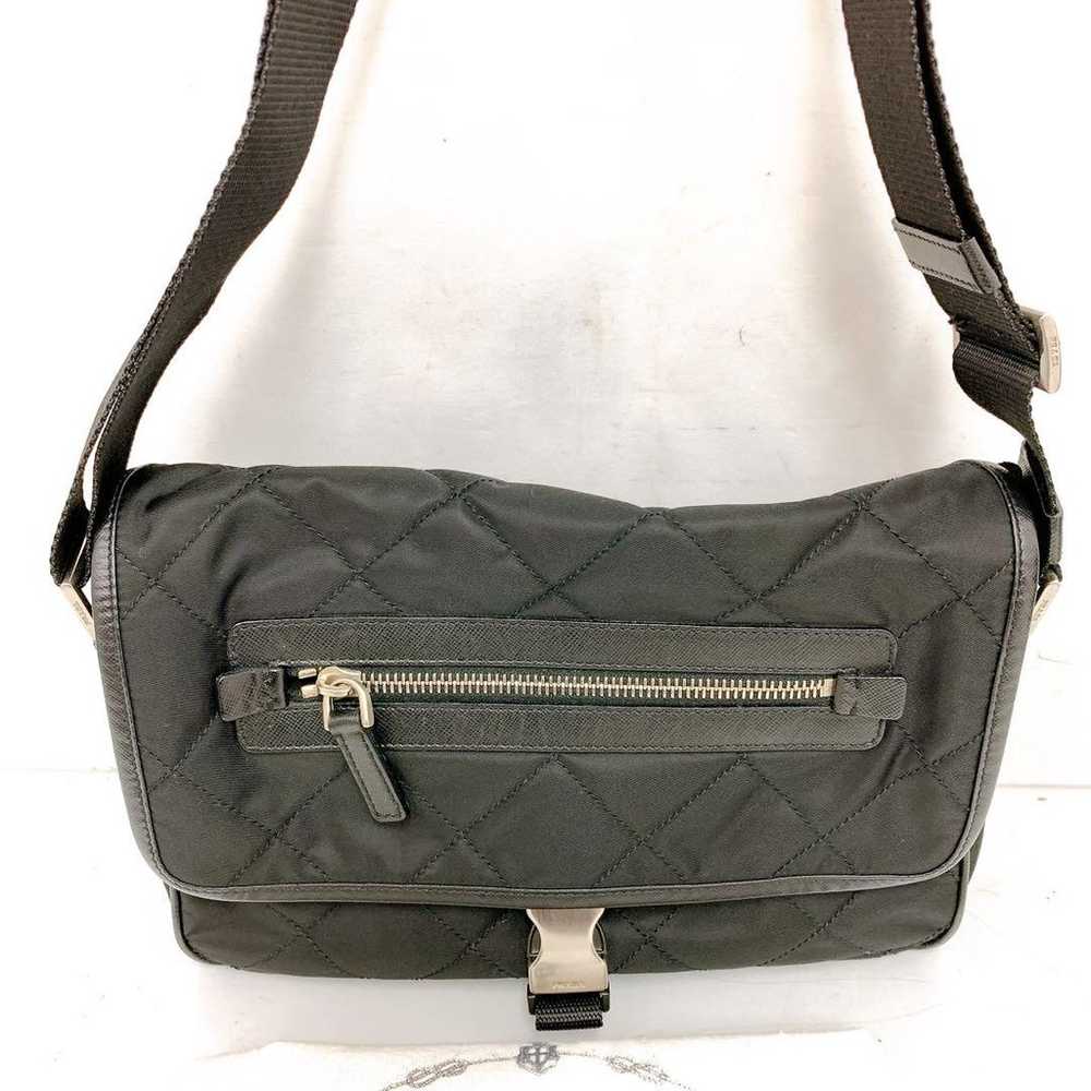 9SAM25 [Excellent Condition] PRADA Shoulder Bag Q… - image 2