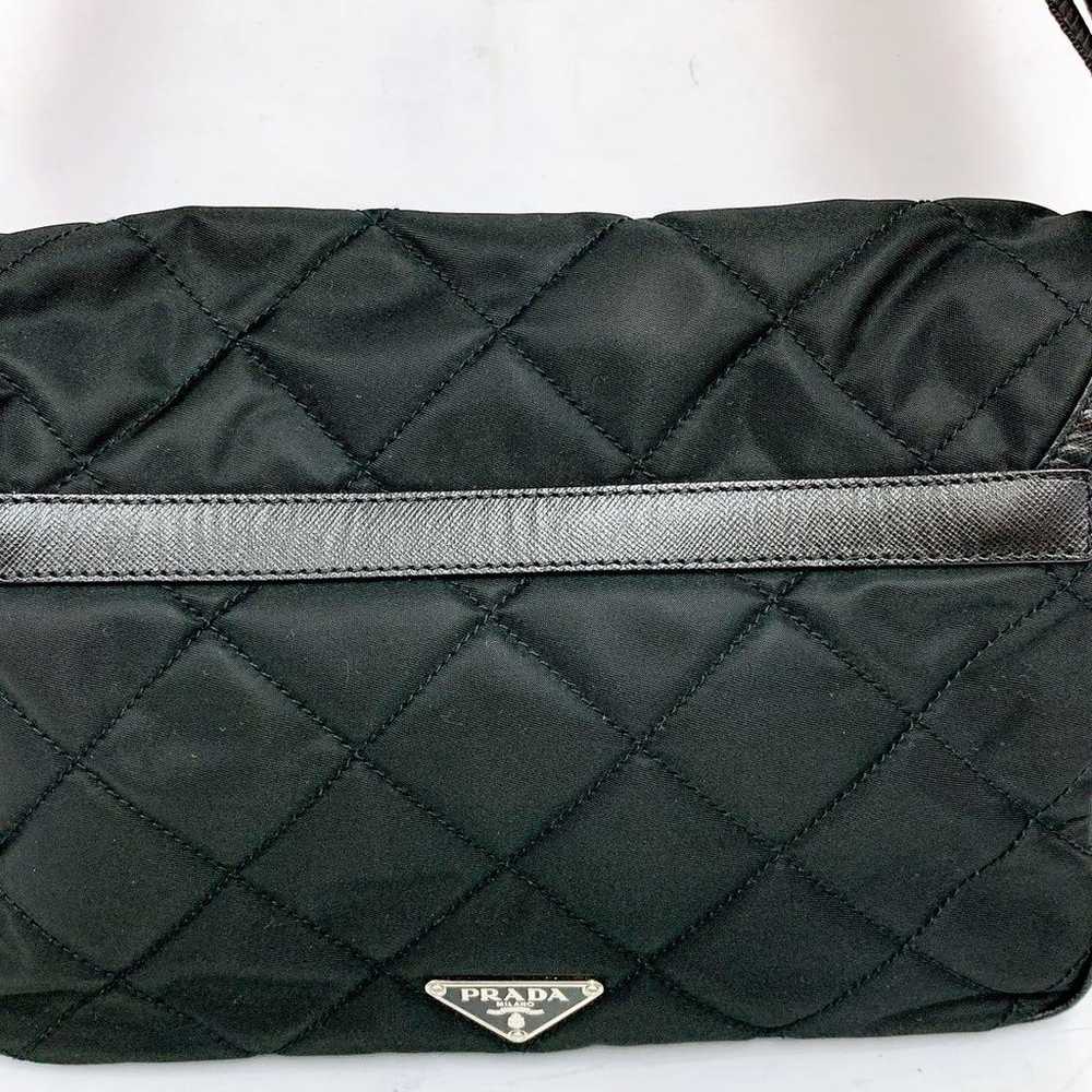 9SAM25 [Excellent Condition] PRADA Shoulder Bag Q… - image 5