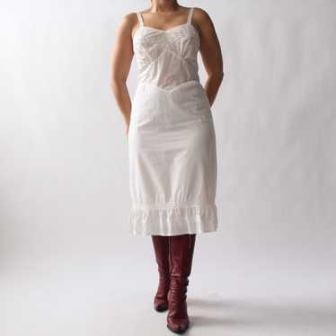 Vintage Eyelet House Dress - image 1