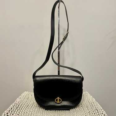 Christian Dior Crossbody Bag Black Vintage Logo Q… - image 1