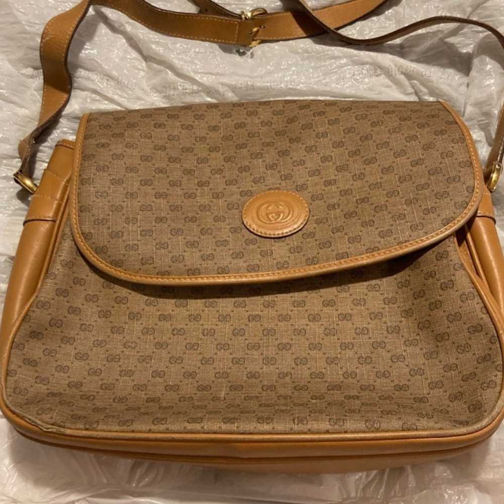 Gucci GG Supreme Coated canvas shoulder bag - image 1