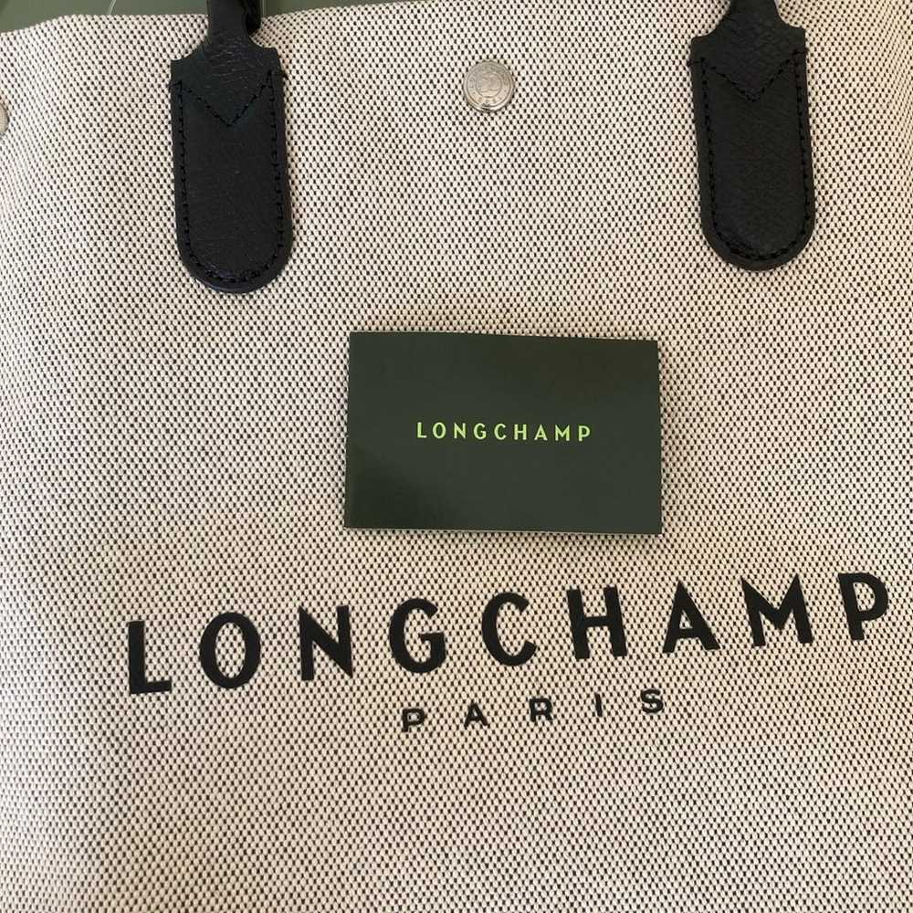 NEW LONGCHAMP ESSENTIAL MEDIUM CANVAS TOTES BAG - image 12