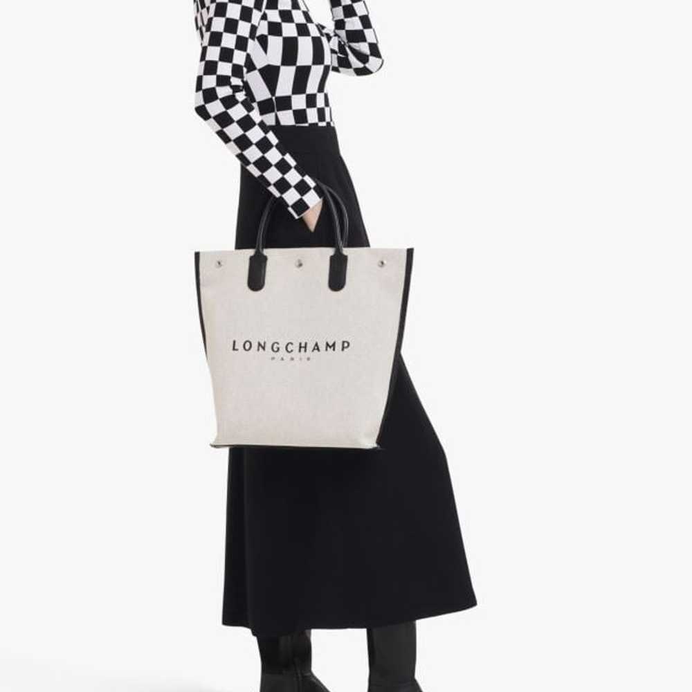 NEW LONGCHAMP ESSENTIAL MEDIUM CANVAS TOTES BAG - image 3