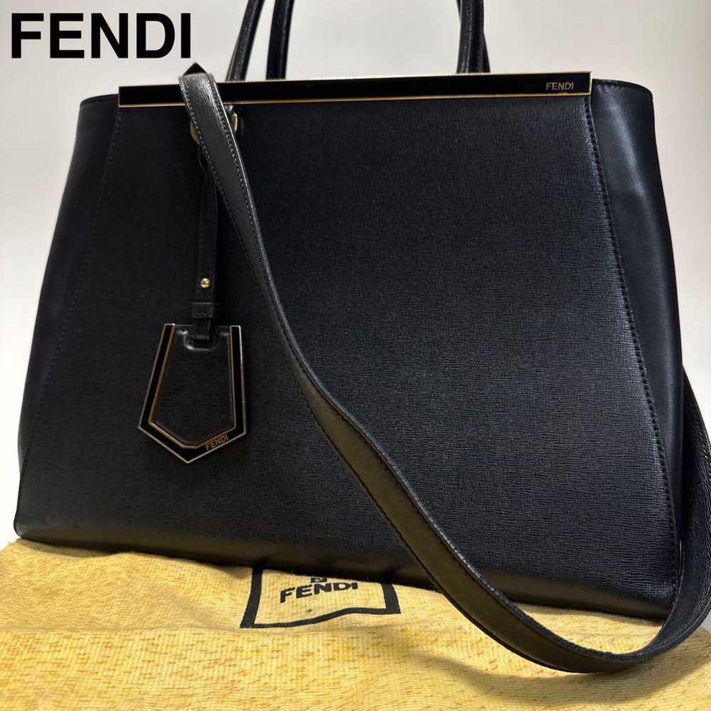 a96【Beautiful item】Fendi Toujour Black A4-Size 2-… - image 1