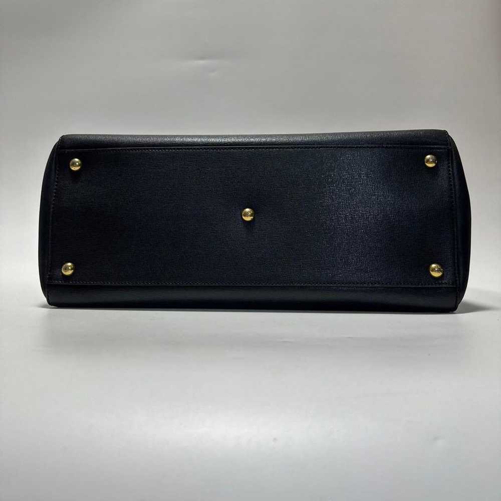 a96【Beautiful item】Fendi Toujour Black A4-Size 2-… - image 6