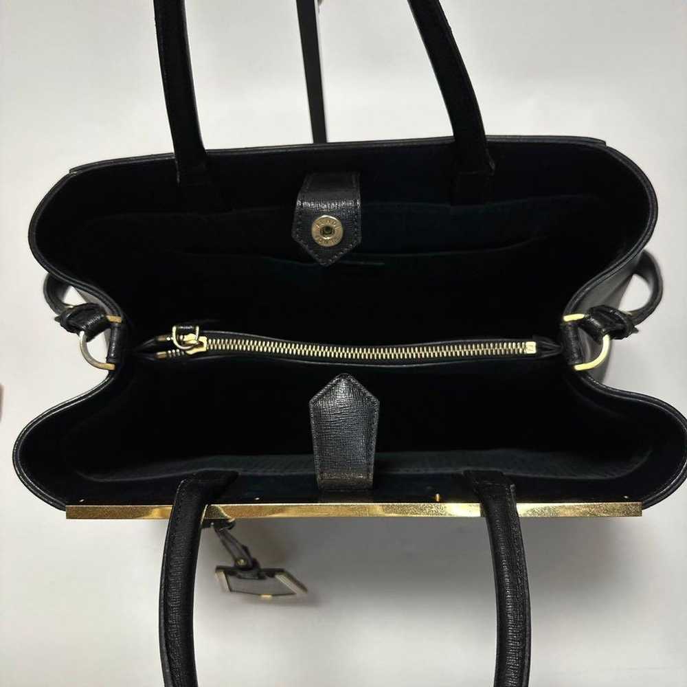 a96【Beautiful item】Fendi Toujour Black A4-Size 2-… - image 9