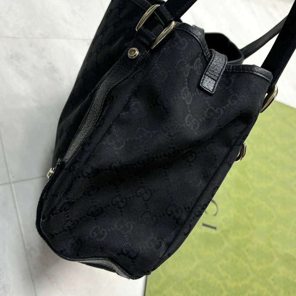 【Unused item】GUCCI 130736 GG Canvas Tote Bag Black - image 10