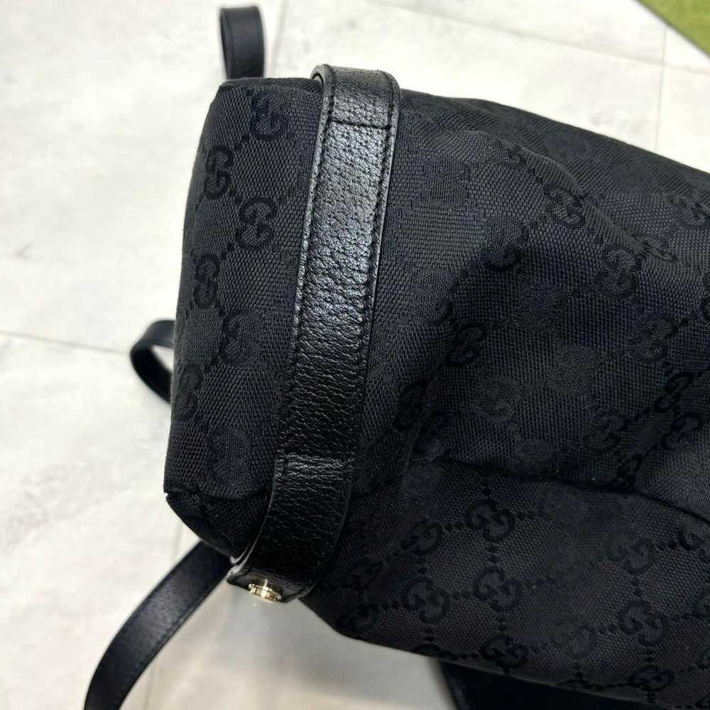 【Unused item】GUCCI 130736 GG Canvas Tote Bag Black - image 8