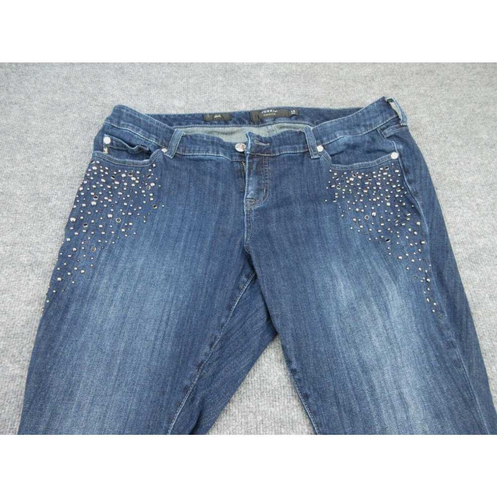 Torrid Torrid Jeans Womens 14 Blue Skinny Pants D… - image 3