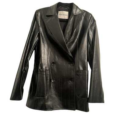 Stand studio Vegan leather blazer