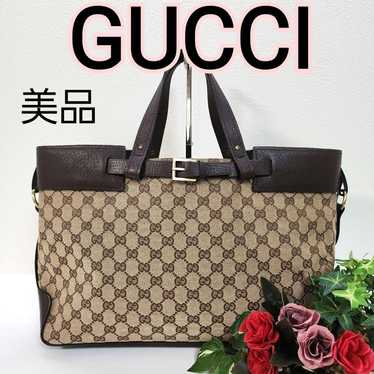 【Excellent condition】GUCCI GG canvas A4 bag for w… - image 1