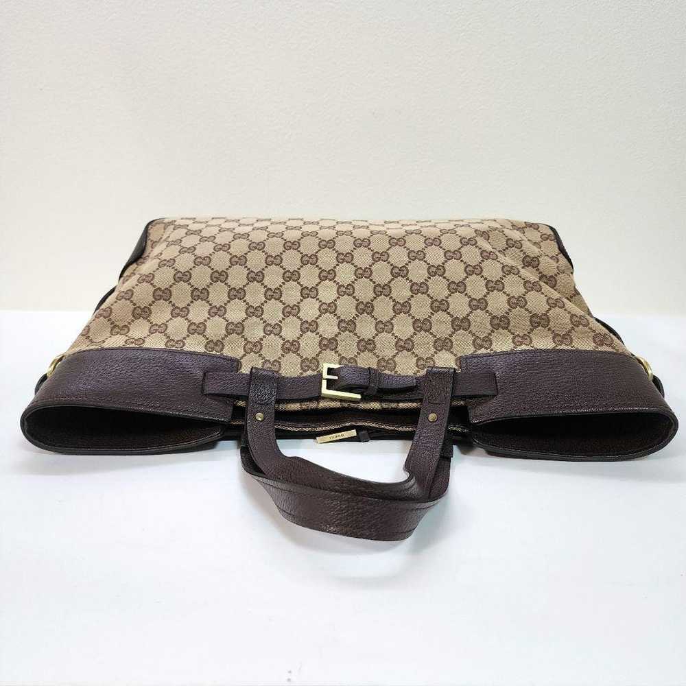 【Excellent condition】GUCCI GG canvas A4 bag for w… - image 8