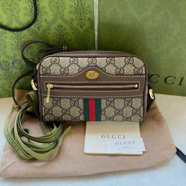 GUCCI GG Supreme Ophidia Mini Bag 517350 Shoulder 