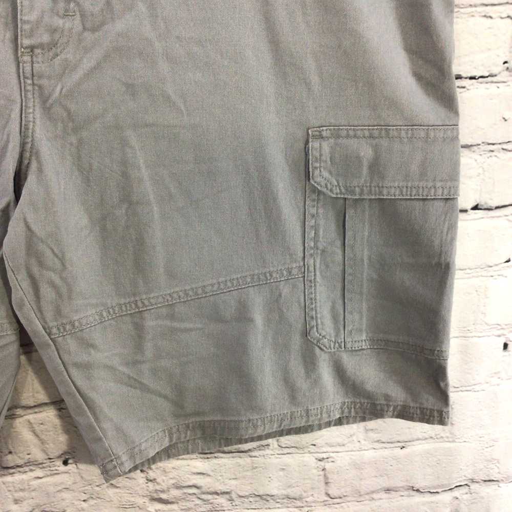 Wrangler Mens Relaxed Fit Cargo Shorts in Gray by… - image 4