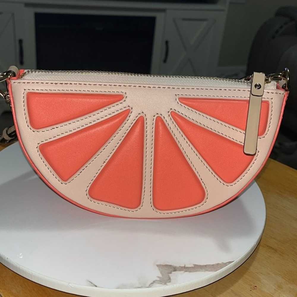 FINAL PRICE Rare Kate Spade Grapefruit Shoulder/C… - image 11