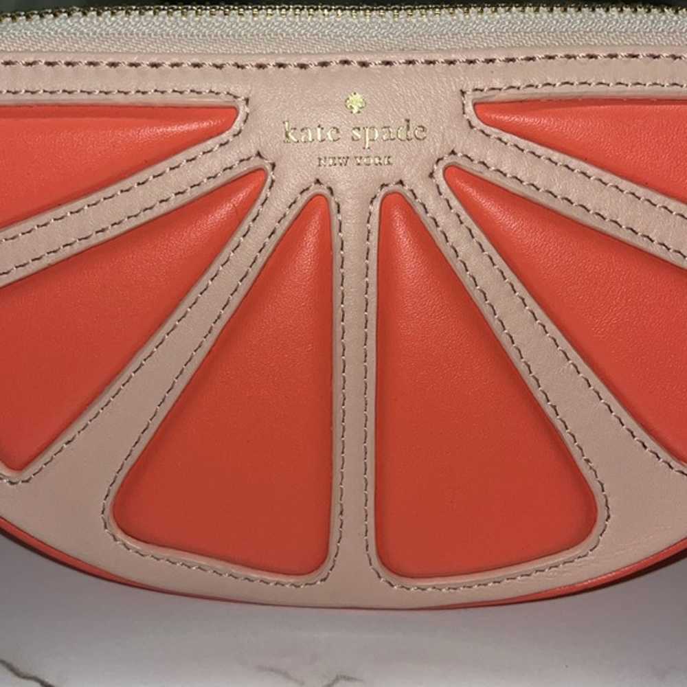 FINAL PRICE Rare Kate Spade Grapefruit Shoulder/C… - image 7