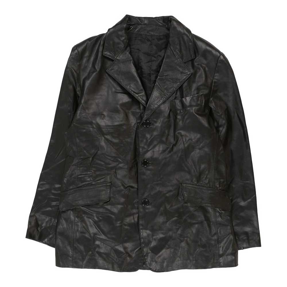 Unbranded Leather Jacket - XL Black Leather - image 1