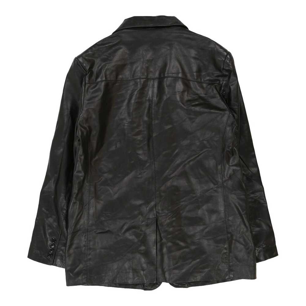 Unbranded Leather Jacket - XL Black Leather - image 2