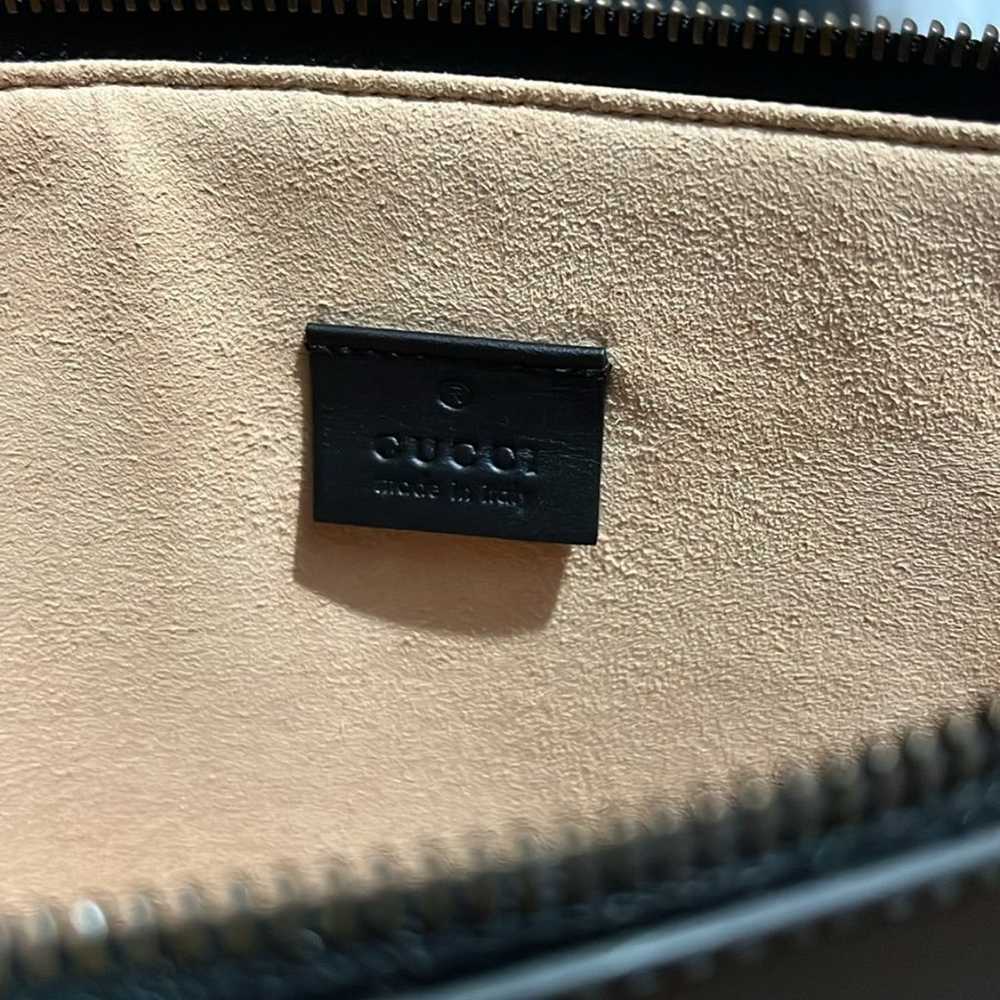 “Life is Gucci” leather Gucci Clutch - image 6