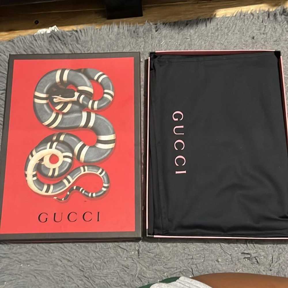 “Life is Gucci” leather Gucci Clutch - image 8