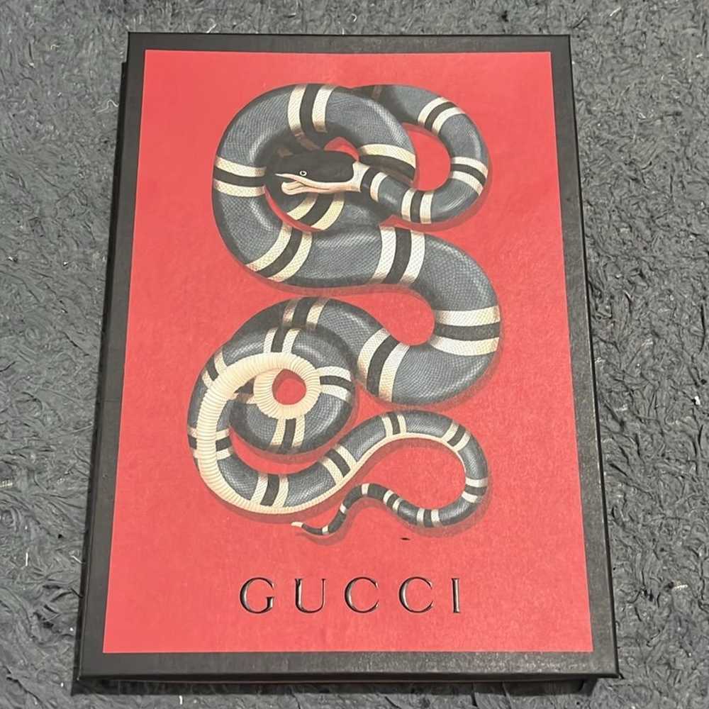 “Life is Gucci” leather Gucci Clutch - image 9