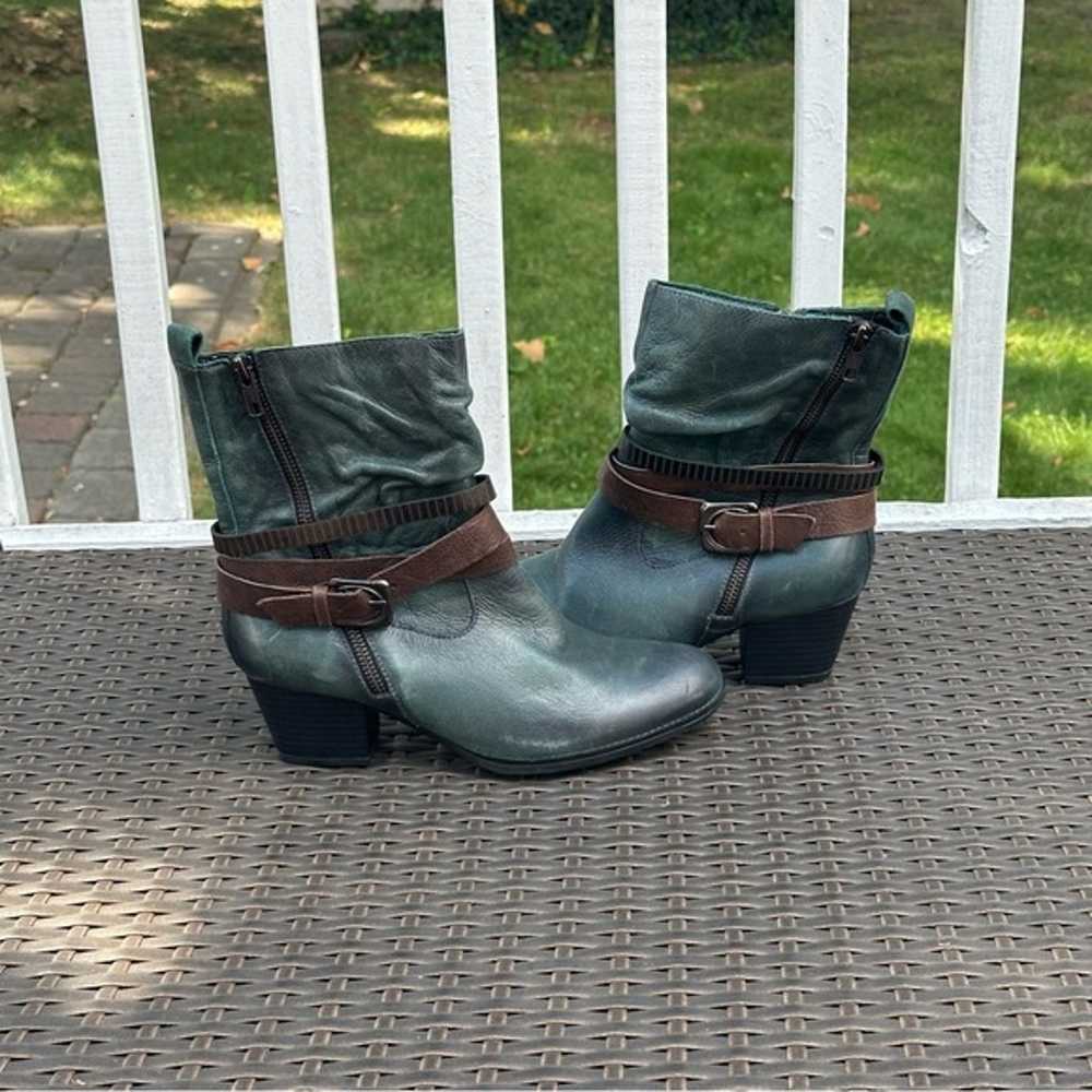 Earth Leather Spruce Boots, Size 8.5, Motocore, F… - image 2