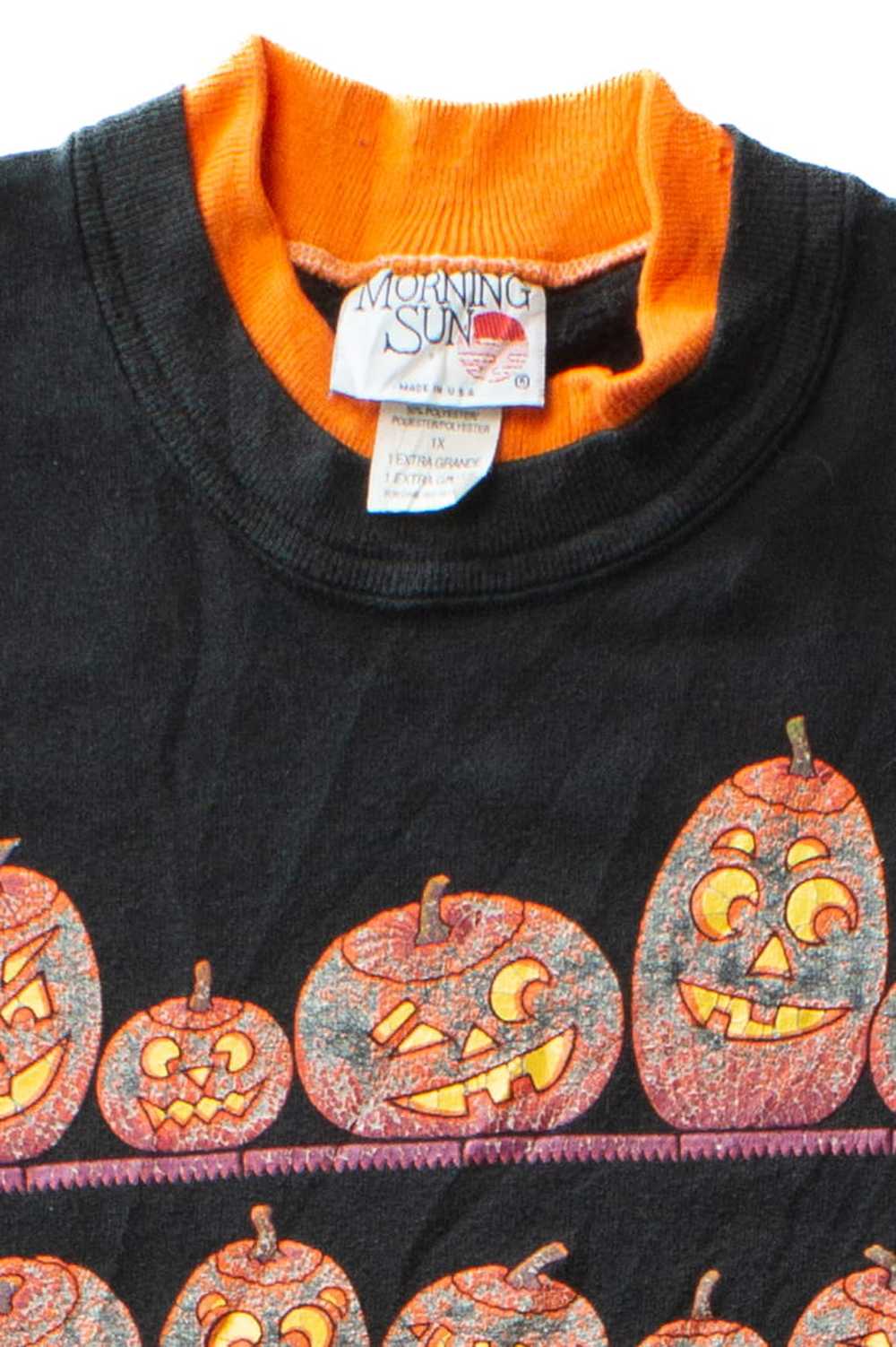 Vintage Jack o'Lantern Shelves Halloween Sweatshi… - image 3