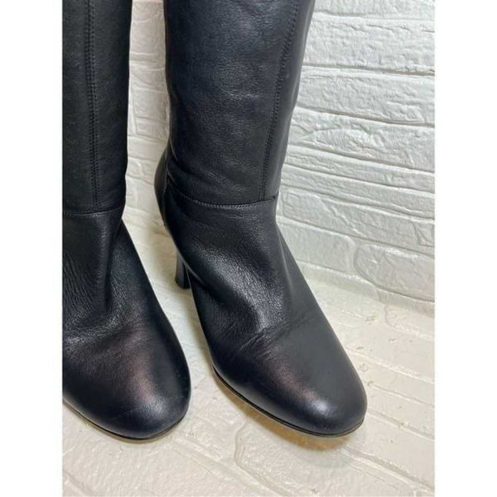 Steve Madden BUTTERY SOFT Black Leather Boots Rou… - image 4