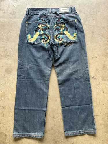 Coogi Jeans 44 waist X selling 35 Length Embroidered Dark Wash Royale Design Like New