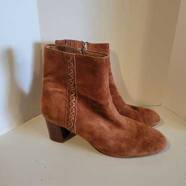 Earth Power Path Sparta Booties Cinnamon Suede Cor