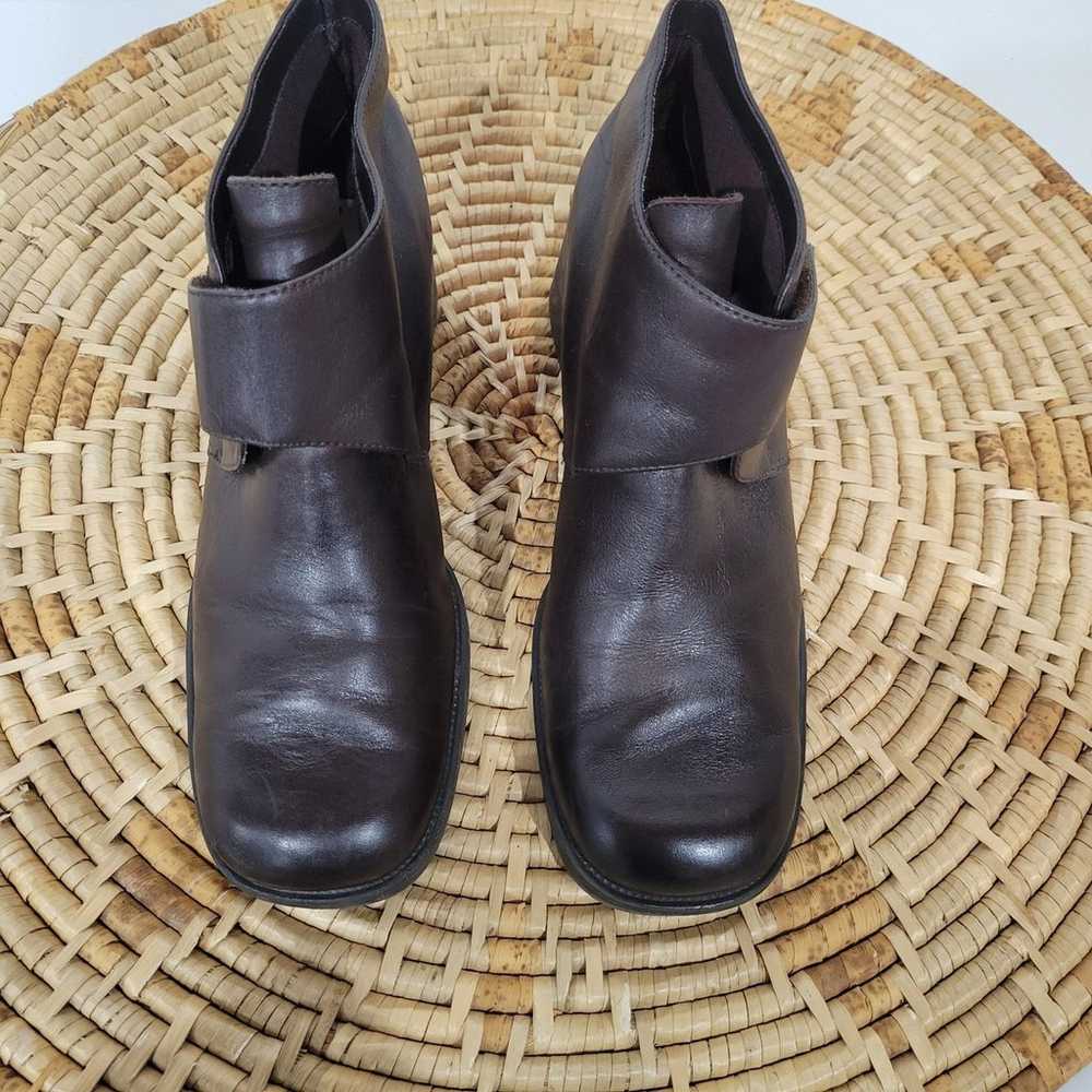 Vintage 1990s Chunky Square Toe Boots 9 - image 2