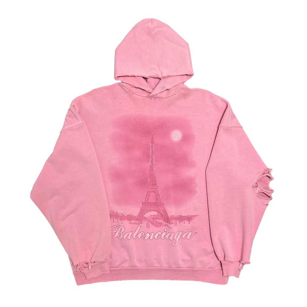 Balenciaga Paris Moon Oversized Hooded Sweatshirt… - image 1