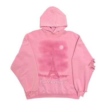 Balenciaga Paris Moon Oversized Hooded Sweatshirt… - image 1