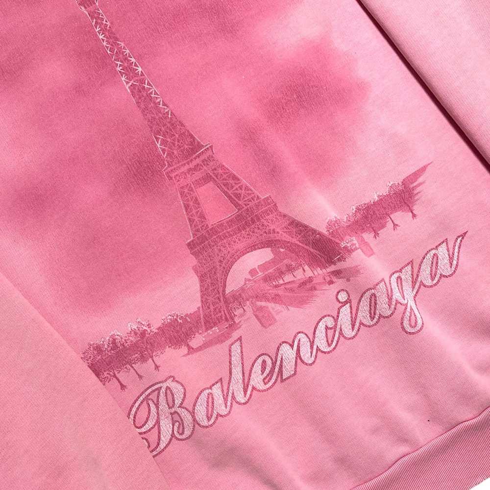 Balenciaga Paris Moon Oversized Hooded Sweatshirt… - image 3