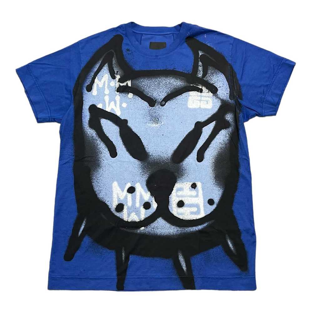 Givenchy Chito Dog Effect Short Sleeve Tee Shirt … - image 1