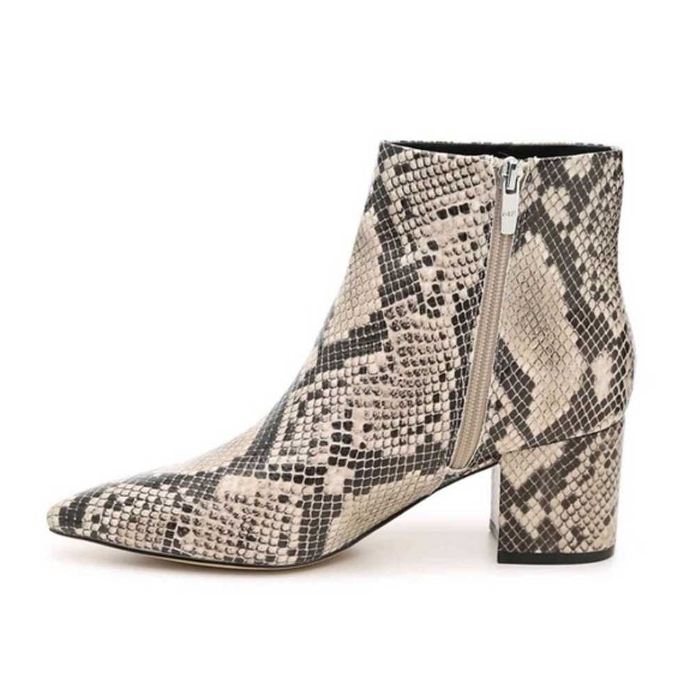 Women's Marc Fisher Heeled Boots Snake Skin Weste… - image 2