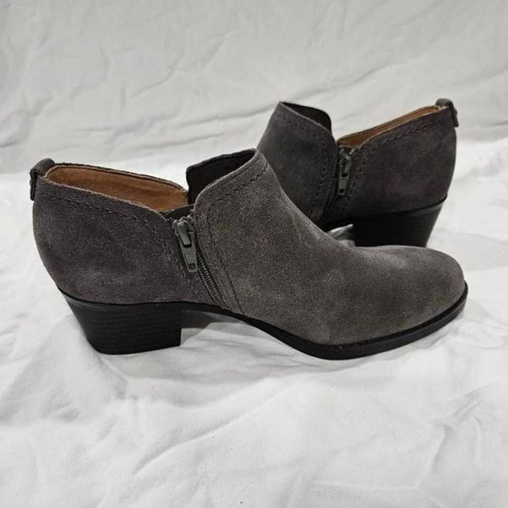 Naturalizer Zarie Gray Suede Bootie Size 7.5 - image 7