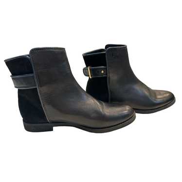 Lacoste Rosemont Chelsea Boots Black Booties Size 