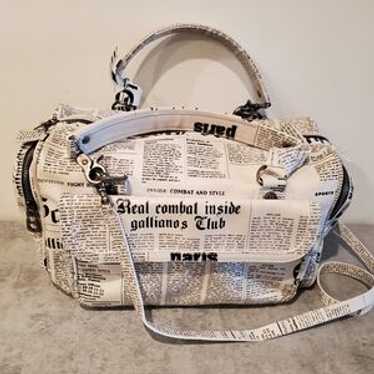 John Galliano ブルゾン トートバッグ 刺繍 英字 2点セット John Galliano ブルゾン トートバッグ 刺繍 英字 2点セット John