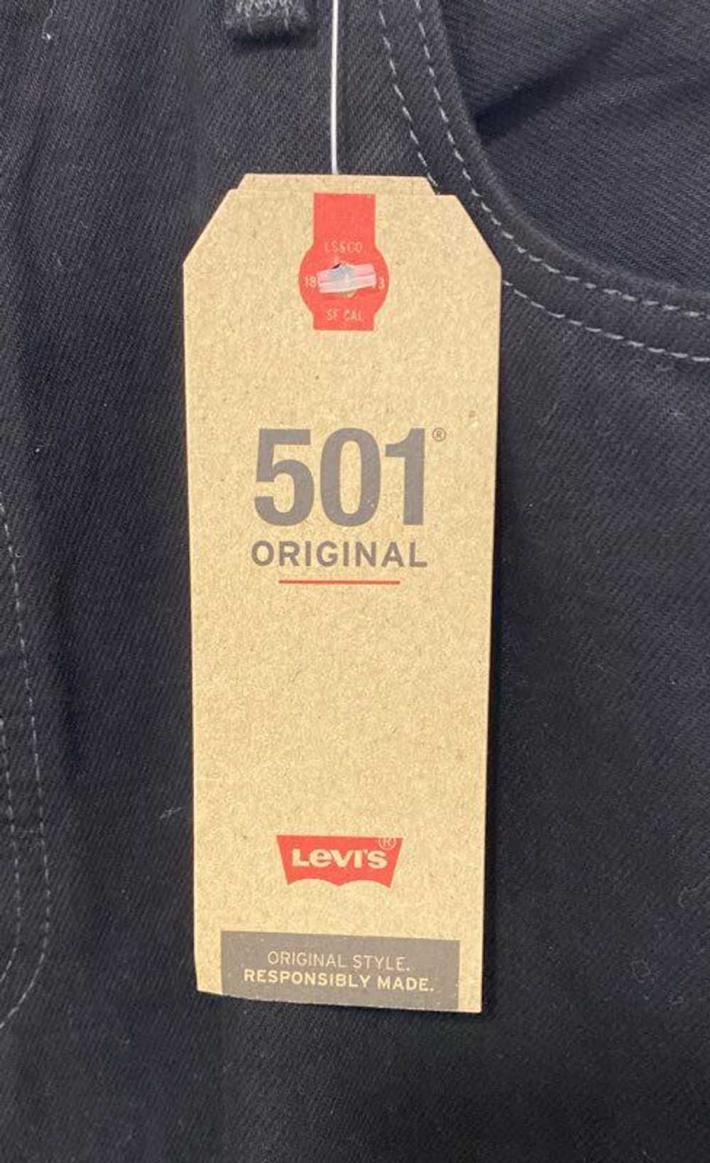 NWT Levi's 501 Unisex Adults Black High-Rise Pock… - image 4